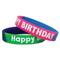 Teacher Created Resources Fancy Happy Birthday 2-Toned Wristband, 3 Packs of 10